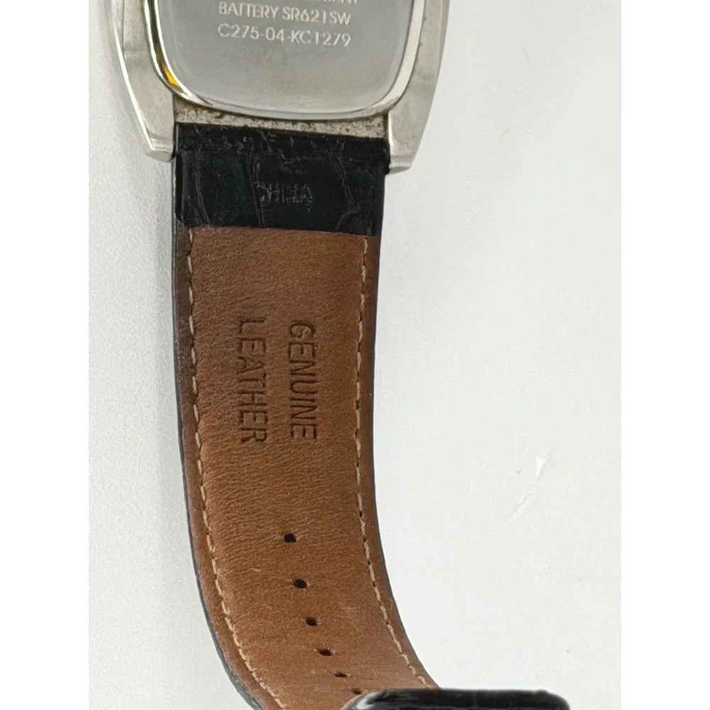 Kenneth Cole‎ New York Stainless Steel Leather Band Watch C275-04-KC1279 99-17